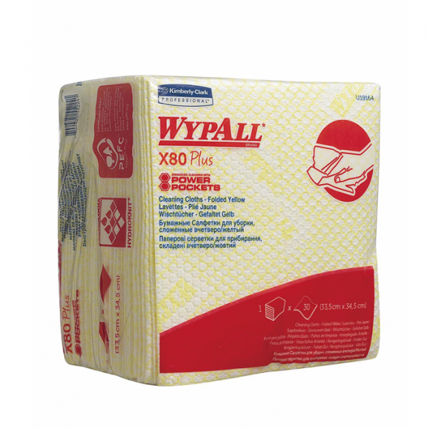 WYPALL X80 Plus摺疊式擦拭布