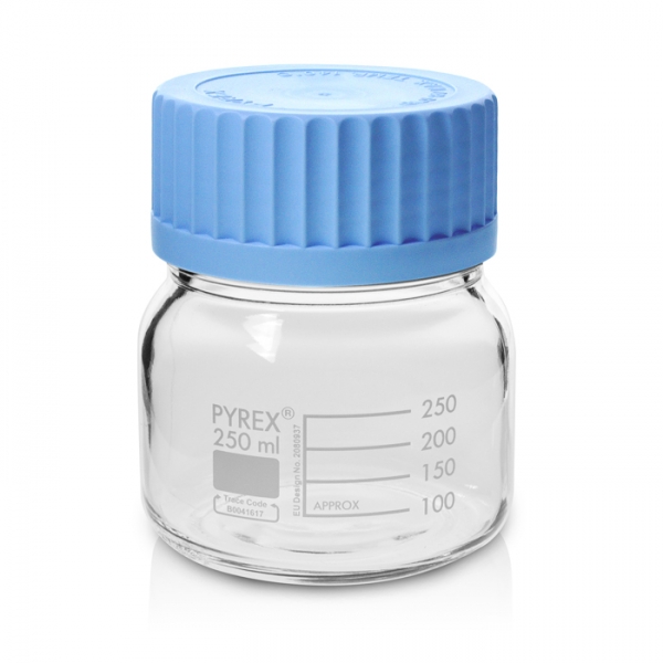 PYREX 寬口血清試藥瓶GLS80