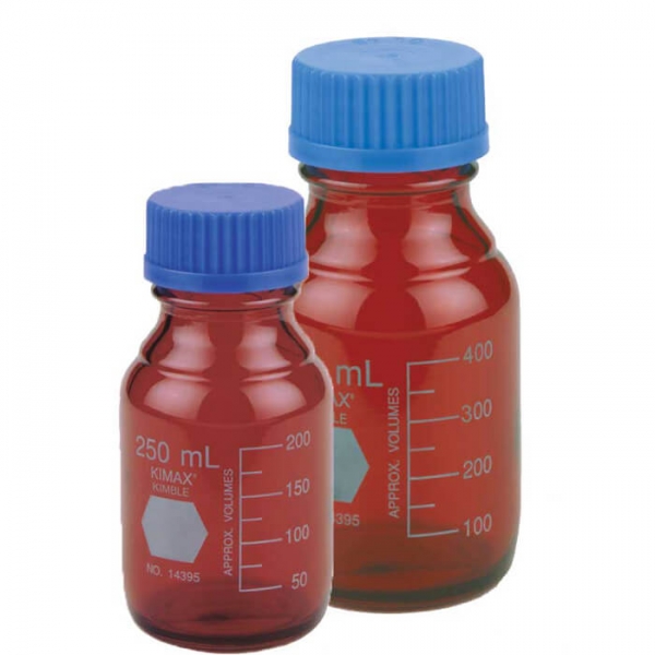 KIMBLE 茶色廣口血清試藥瓶 GL45 - 實器時代